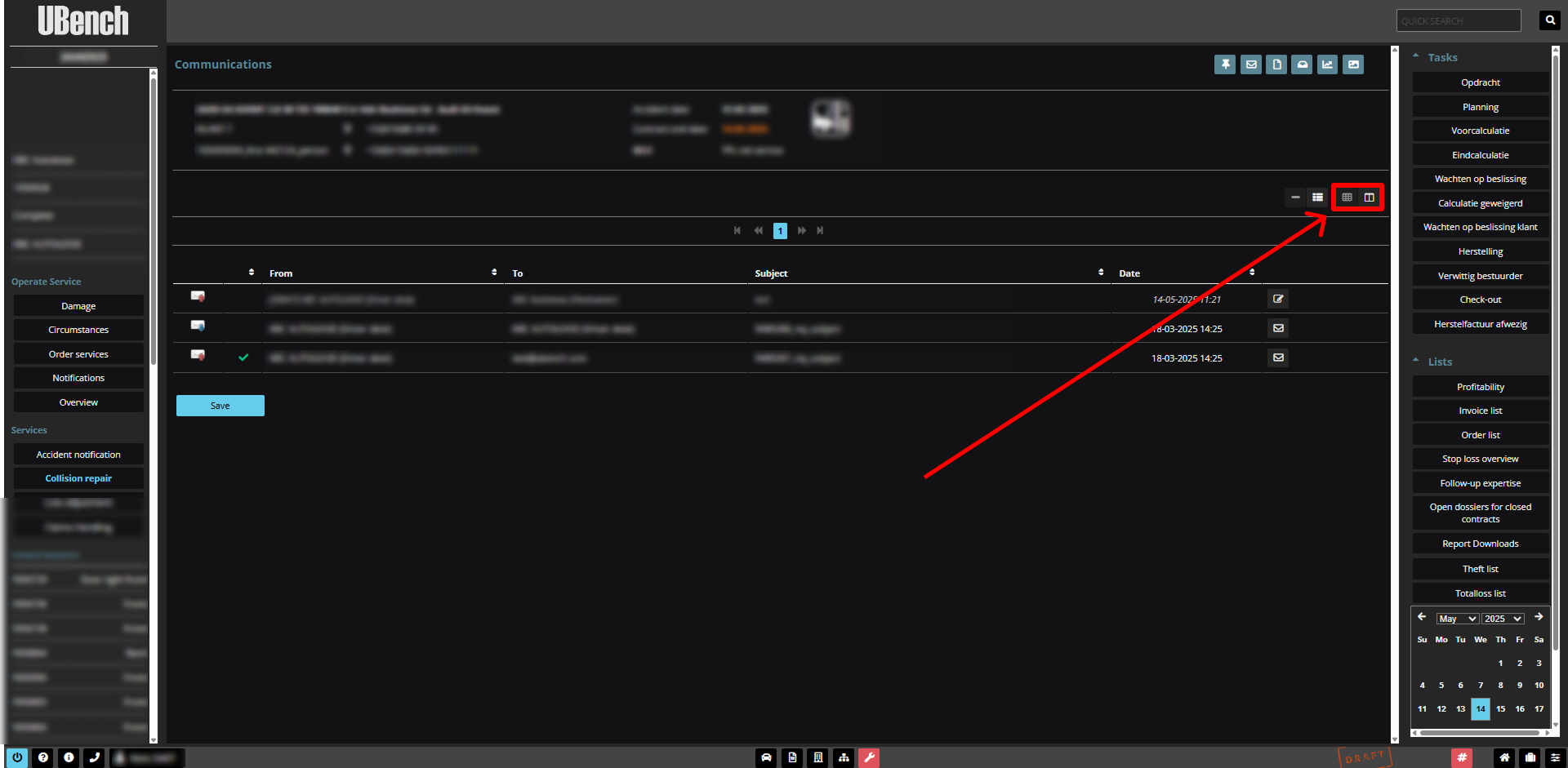 Split screen - toggle